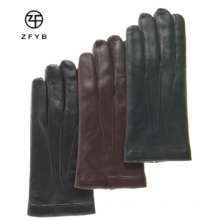Nappe soft customized touch screen leather gloves